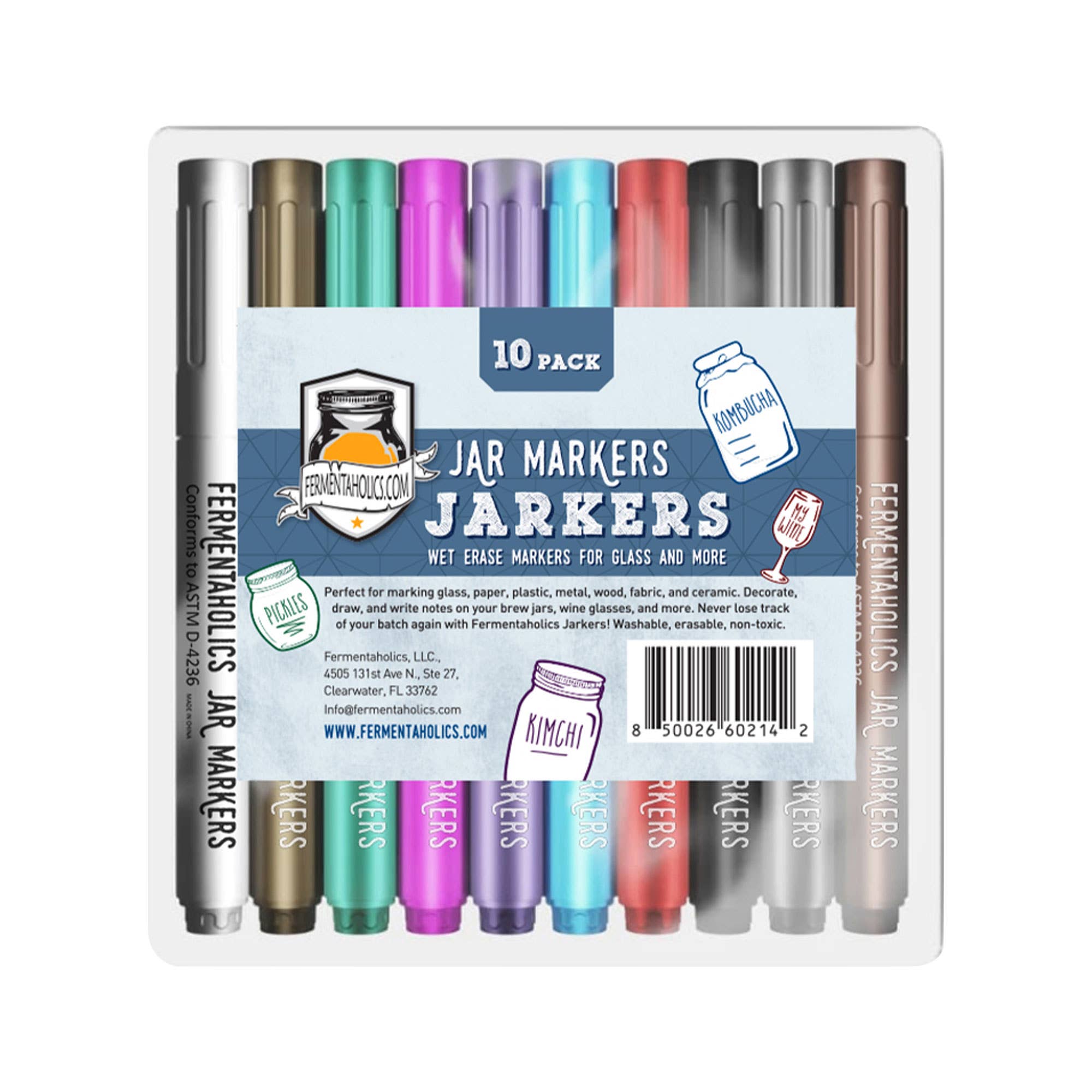 Jarkers - Markers for Glass Jars and Wine Glasses | Buy Now