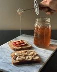 Jarware Metal Honey Dipper Lid Insert for Mason Jars