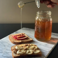 Honey Dipper Lid Attachment for Mason Jars