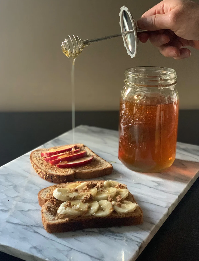 Honey Dipper Lid Attachment for Mason Jars