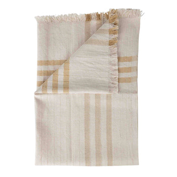 Sunny Stripe Checked Tea Towel