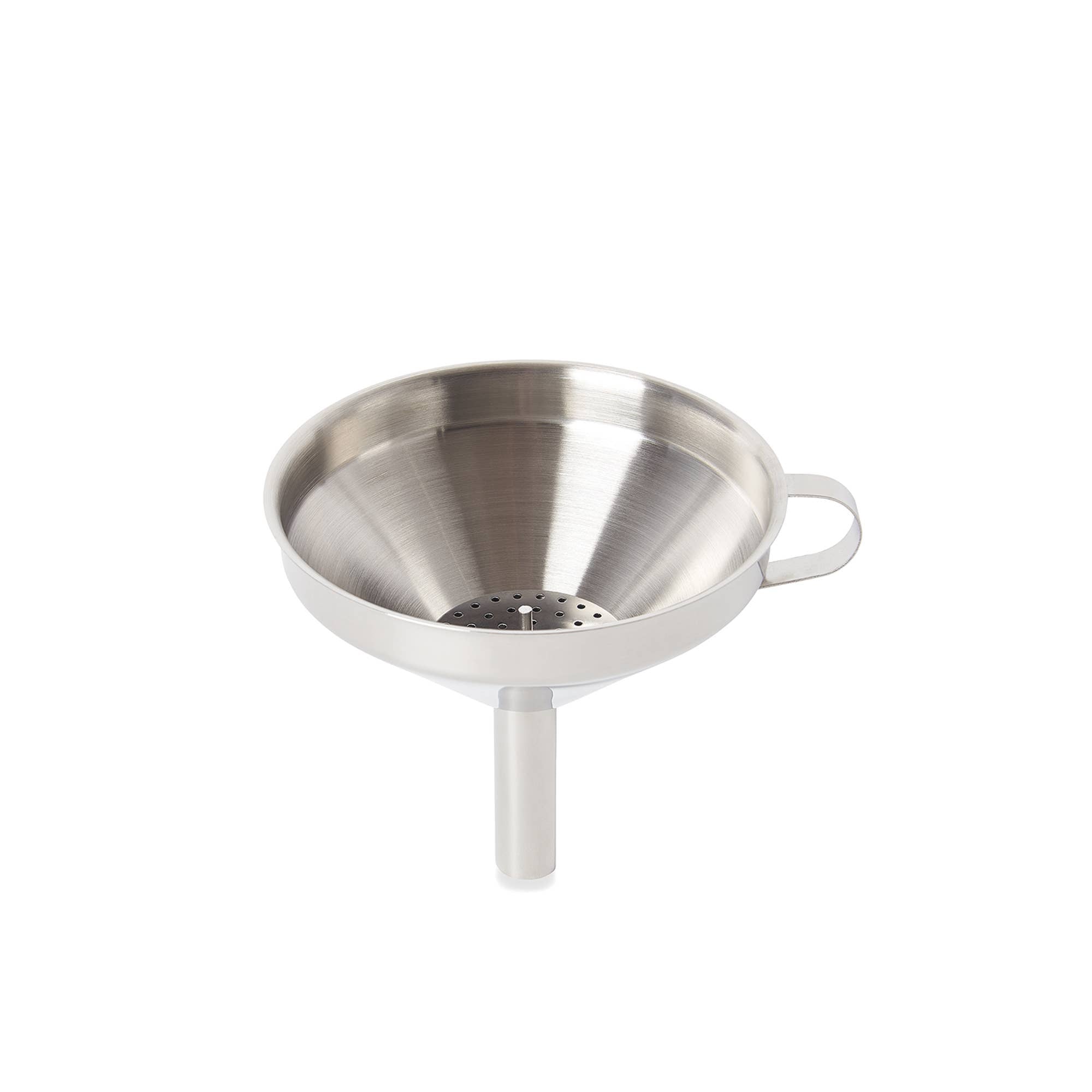 Stainless Steel Funnel with Removable Strainer