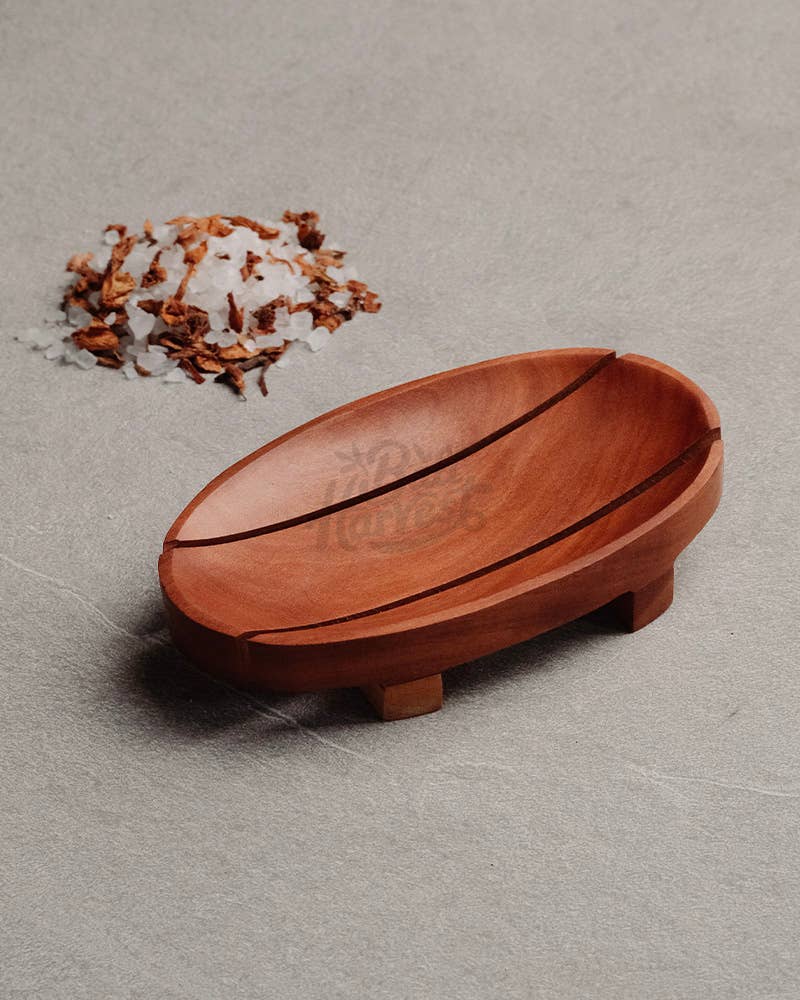 Handcrafted Reclaimed Wood Soap Dish - Round, Oval, Rectangle