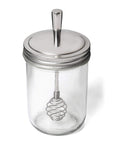 Jarware Metal Honey Dipper Lid Insert for Mason Jars