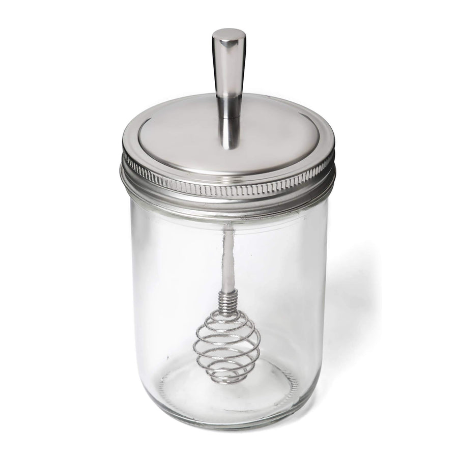 Honey Dipper Lid Attachment for Mason Jars