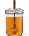 Jarware Metal Honey Dipper Lid Insert for Mason Jars