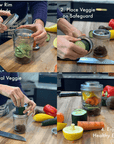 3-1 Mason Jar Spiralizer Lid Kit (Wide Mouth)